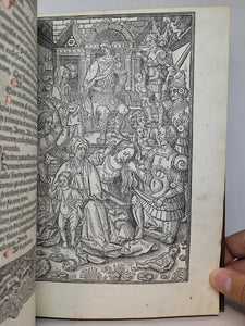 Book of Hours, Use of Rome, Circa 1510. A Rare Copy on Paper, With Large and Untrimmed Margins