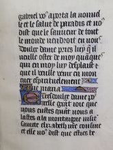 Load image into Gallery viewer, Book of Hours, Use of Rouen, Circa 1450. Illuminated Manuscript on Vellum from France