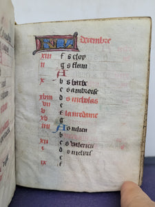 Book of Hours, Use of Paris, Circa 1420. Illuminated Manuscript on Vellum from France. From the Circle of the Boucicaut Master