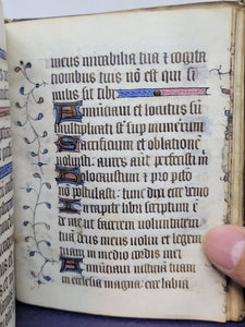 Book of Hours, Use of Paris, Circa 1420. Illuminated Manuscript on Vellum from France. From the Circle of the Boucicaut Master