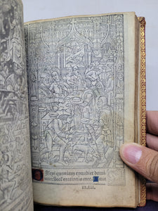 Book of Hours, Use of Rome, Circa 1500. With an Illuminated Manuscript Dedication Leaf