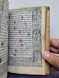 Book of Hours, Use of Rome, Circa 1500. With an Illuminated Manuscript Dedication Leaf