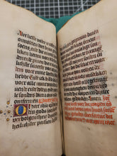 Load image into Gallery viewer, Book of Hours. Use of Rome, Circa 1460-1470. Flemish Use and written in Dutch. Illuminated Manuscript on Vellum from the Northern Low Countries