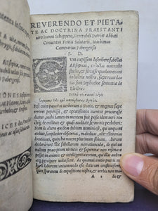 Fabulae Aesopi Iam Denvo Multo Emeendatius quam antea aeditae. Autore Ioachimo Camerario Pabergensi, 1557