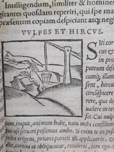 Load image into Gallery viewer, Fabulae Aesopi Iam Denvo Multo Emeendatius quam antea aeditae. Autore Ioachimo Camerario Pabergensi, 1557