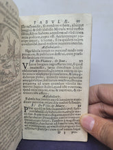 Load image into Gallery viewer, Aesopi Phrigis, et Aliorum Fabulae. Quorum nomina sequens pagella indicabit. Elegantissimis iconibus in gratiam studiosae iuuentutis illustratae, 1686