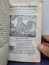 Load image into Gallery viewer, Les Fables d&#39;Ésope: Mises en Francois, avec le sens moral en quatre vers, &amp; des figures à chaque fable, 1777
