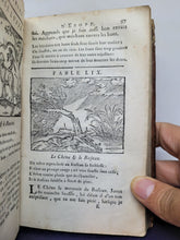 Load image into Gallery viewer, Les Fables d&#39;Ésope: Mises en Francois, avec le sens moral en quatre vers, &amp; des figures à chaque fable, 1777