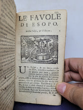 Load image into Gallery viewer, Vita di Esopo Frigio prudente e faceto favolatore, Circa 1680-1720