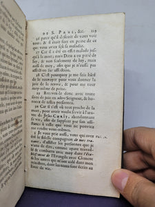 La Concorde des Epitres de S. Paul et Des Autres Apôtres par Ordre de Matières, 1685