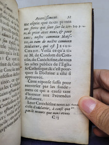 ***RESERVED*** Exposition de la Doctrine de l'Eglise Catholique sur les Matieres de Controverse, 1686