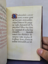 Load image into Gallery viewer, Officium Beatae Mariae Virginis. Illuminated Book of Hours, Italian Use (Likely Florence), Circa 1450-1475. Manuscript Written in a Humanist Script, With Six Large Illuminated Initials