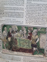 Load image into Gallery viewer, Biblia Sacra Veteris et Novi Testamenti, 1578. Enhanced with Hand Colored Woodcuts