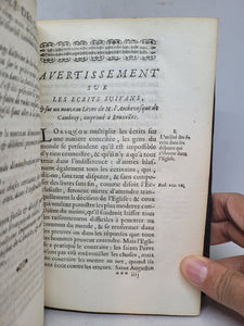 Divers Ecrits ou Memoires sur le livre intitulé Explication des maximes des saints etc.: sommaire de la doctrine de ce livre en latin et françois.....avec preface sur l'instruction pastorale donnée à Cambray le 15 de septembre 1697, 1698