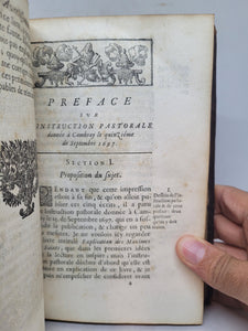 Divers Ecrits ou Memoires sur le livre intitulé Explication des maximes des saints etc.: sommaire de la doctrine de ce livre en latin et françois.....avec preface sur l'instruction pastorale donnée à Cambray le 15 de septembre 1697, 1698