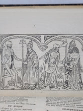 Load image into Gallery viewer, La Dance Macabre des SS. Innocents de Paris d&#39;après l&#39;édition de 1484 précédée d&#39;une étude sur le cimetière, le charnier et la Fresque peinte en 1425. Orne de deux portraits graves sur cuivre, 1875