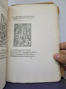 Les Simulachres & Historiees Faces de la Mort, 1884 Facsimile of the Original 1538 Lyon Imprint. With Massive Margins