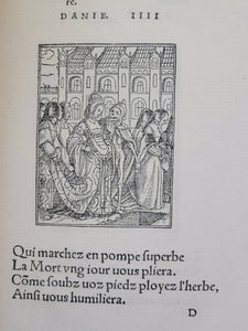 Les Simulachres & Historiees Faces de la Mort, 1884 Facsimile of the Original 1538 Lyon Imprint. With Massive Margins