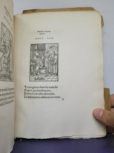 Les Simulachres & Historiees Faces de la Mort, 1884 Facsimile of the Original 1538 Lyon Imprint. With Massive Margins