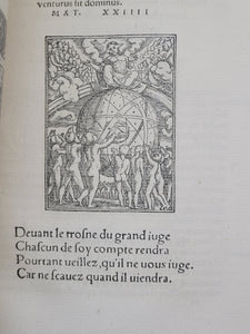 Les Simulachres & Historiees Faces de la Mort, 1884 Facsimile of the Original 1538 Lyon Imprint. With Massive Margins