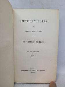 American Notes for General Circulation, 1842