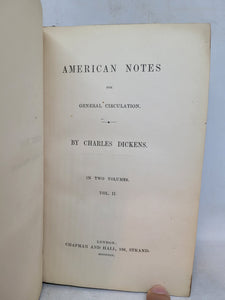 American Notes for General Circulation, 1842