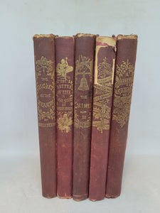 The Christmas Books: A Christmas Carol; The Chimes; The Cricket on the Hearth; The Battle of Life; The Haunted Man and The Ghost’s Bargain, 1860/1846/1845/1846/1848. With Two First Editions