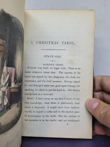 The Christmas Books: A Christmas Carol; The Chimes; The Cricket on the Hearth; The Battle of Life; The Haunted Man and The Ghost’s Bargain, 1860/1846/1845/1846/1848. With Two First Editions