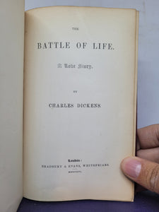 The Christmas Books: A Christmas Carol; The Chimes; The Cricket on the Hearth; The Battle of Life; The Haunted Man and The Ghost’s Bargain, 1860/1846/1845/1846/1848. With Two First Editions