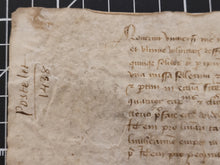 Load image into Gallery viewer, Medieval Charter for the Church of Saint-Jean-en-Grève(?). Manuscript on Parchment, 1438.