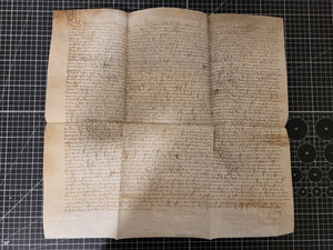 Medieval Charter for one Jean de Jeure, January 14, 1433. Manuscript on Parchment