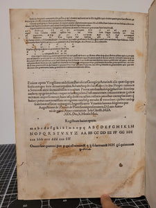 Vergilius com commentarijs. Opera Vergiliana: antea corrupta: con mendosa: nunc vero multorum exemplarium collatione in integrum restituta: docte: con familiariter exposita, 1519