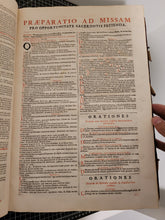 Load image into Gallery viewer, Missale Romanum ex decreto sacrosancti Concilii tridentini restitutum, 1709. Velvet and Silver Binding