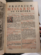 Load image into Gallery viewer, Missale Romanum ex decreto sacrosancti Concilii tridentini restitutum, 1709. Velvet and Silver Binding