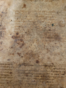 Corpus iuris Civilis, Containing Digestum Vetus, Institutiones Emendatae, Authentica Novellarum Volumen Eruditis, and Additional Texts, 1549. 3 of 6 Volumes. Bound in 14th Century Fragments of the Decretals of Boniface VIII, with a Miniature
