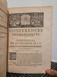 Conferences Theologiques et Spirituelles Sur Les Grandeurs De Dieu, 1750-1752. Volumes 1-2 of 3