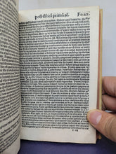 Load image into Gallery viewer, Reverendi Patris Fratris Michaelis Menoti ordinis minorum perpulcher tractatus in quo tractatur perbelle de federe et pace ineunda, media ambassiatrice penitentia, 1519(?). Annotated Copy, with Manuscript Pastedowns