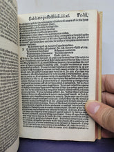 Load image into Gallery viewer, Reverendi Patris Fratris Michaelis Menoti ordinis minorum perpulcher tractatus in quo tractatur perbelle de federe et pace ineunda, media ambassiatrice penitentia, 1519(?). Annotated Copy, with Manuscript Pastedowns