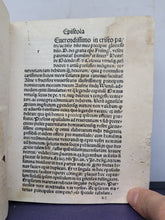 Load image into Gallery viewer, Repetitio Capituli. Omnis Utriusque sexus de poenitentiis et remissionibus, 1490