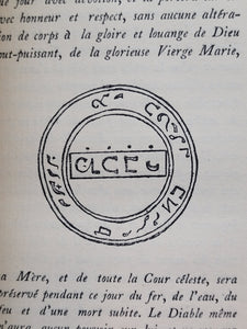 Enchiridion du Pape Léon, envoyé comme un rare présent à l'empereur Charlemagne, 1740 (But Probably Circa 1880-1910)