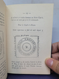 ***RESERVED*** Grimoire du Pape Honorius, avec un recueil des plus rares secrets, 1670 (But Probably Circa 1880-1910)