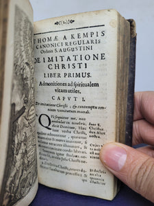 Viator Christianus recta ac regia tendens, ductu Thomae de Kempis cujus de Imitatione Christi aliaque piissima opusculam…, 1682. Illustrated Imitation of Christ