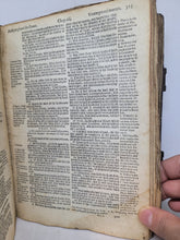 Load image into Gallery viewer, The Bible. Translated according to the Ebrew and Greeke, and conferred with the best translations in divers languages; Bound With; The Book of Common Prayer; Bound with; The Whole Booke of Psalmes, Collected into English Meeter, 1597/1598