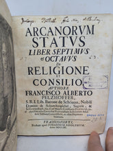 Load image into Gallery viewer, Arcanorum Status Libri Decem, 1725-1734