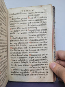 Psalterium Davidis recens editum, et mendis quamplurimis passim repurgatum: cum Canticis sacris, 1658