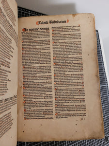 Rosarium Sermonu Predicabilium ad Faciliorem Pedicantium Commoditatem Novissime Compilatum Pars Prima; Bound With; Defensorium Montis Pietatis Contra figmenta omnia emule falsitatis, 1508/1503. Nicely Rubricated