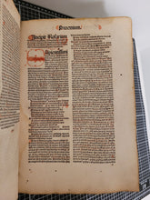 Load image into Gallery viewer, Rosarium Sermonu Predicabilium ad Faciliorem Pedicantium Commoditatem Novissime Compilatum Pars Prima; Bound With; Defensorium Montis Pietatis Contra figmenta omnia emule falsitatis, 1508/1503. Nicely Rubricated