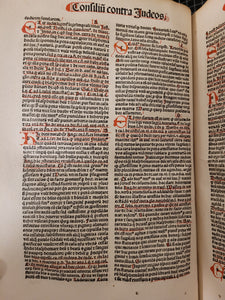 Rosarium Sermonu Predicabilium ad Faciliorem Pedicantium Commoditatem Novissime Compilatum Pars Prima; Bound With; Defensorium Montis Pietatis Contra figmenta omnia emule falsitatis, 1508/1503. Nicely Rubricated