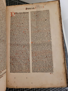 Rosarium Sermonu Predicabilium ad Faciliorem Pedicantium Commoditatem Novissime Compilatum Pars Prima; Bound With; Defensorium Montis Pietatis Contra figmenta omnia emule falsitatis, 1508/1503. Nicely Rubricated