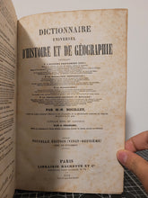 Load image into Gallery viewer, Dictionnaire Universel d&#39;histoire et de Géographie, 1871